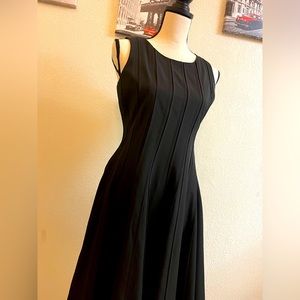 Calvin Klein NWOT Pleaded Black Dress